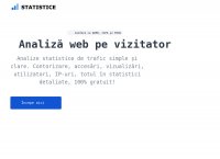Statistice.com – Date statistice de analiză trafic site! Statistice.ro